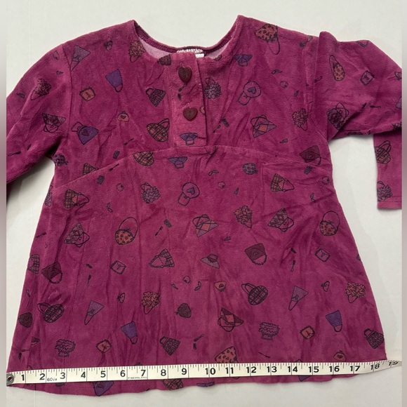 Adorable Vintage Painting Red Rhino Velvet Shirt 4T Made in USA - Picture 8 of 10